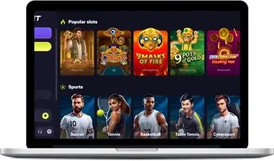 TenoBet slot games on desktop